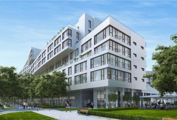 Studio Flat Triton Park Warschau Buitenkant foto